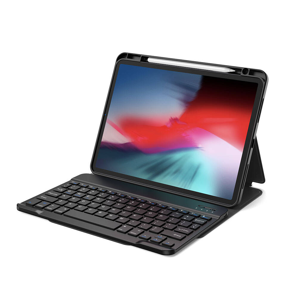 Wiwu Protective iPad Pro 13 2024 Gizli Kalem Bölmeli Klavyeli Kılıf Wiwu Protective iPad Pro 13 2024 Gizli Kalem Bölmeli Klavyeli Kılıf